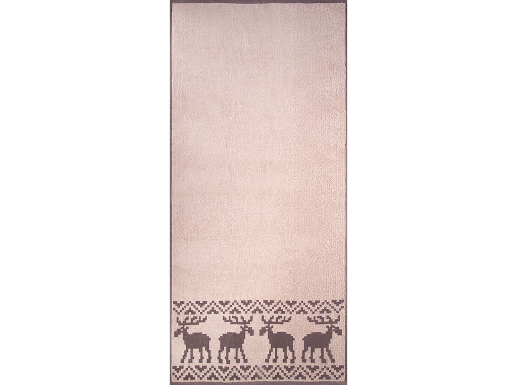 Полотенце махровое 6с102.411ж1 Оленики(т.с.мальв1) 67х150см