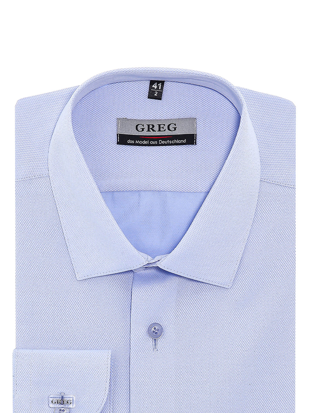 Сорочка мужская длинный рукав GREG 203/239/0111/ZV  фото 3