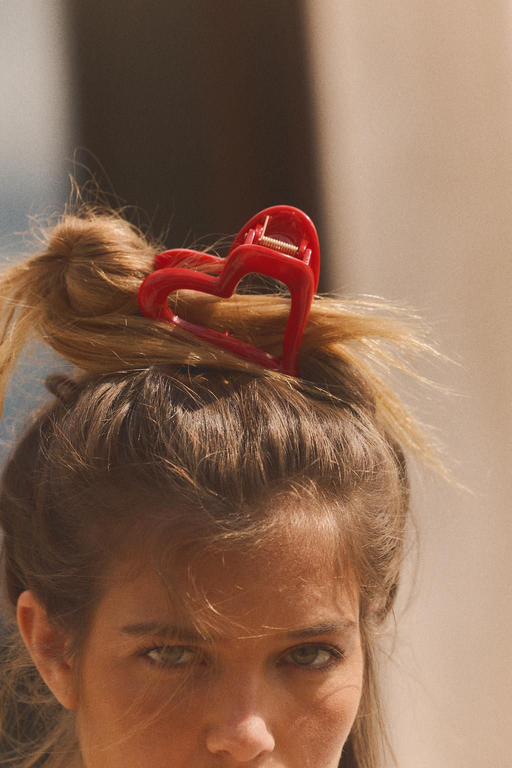 HEART SHEEPSKIN CLIP - Zara фото 2