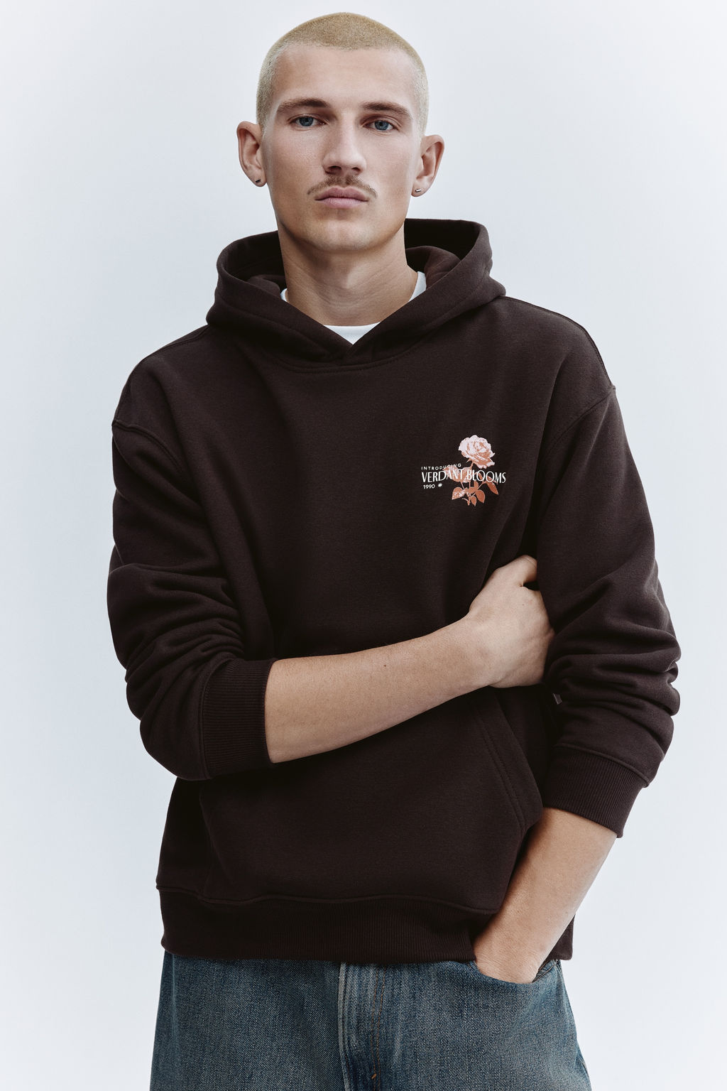 Sudadera con motivo y capucha Relaxed Fit - H&m фото 11