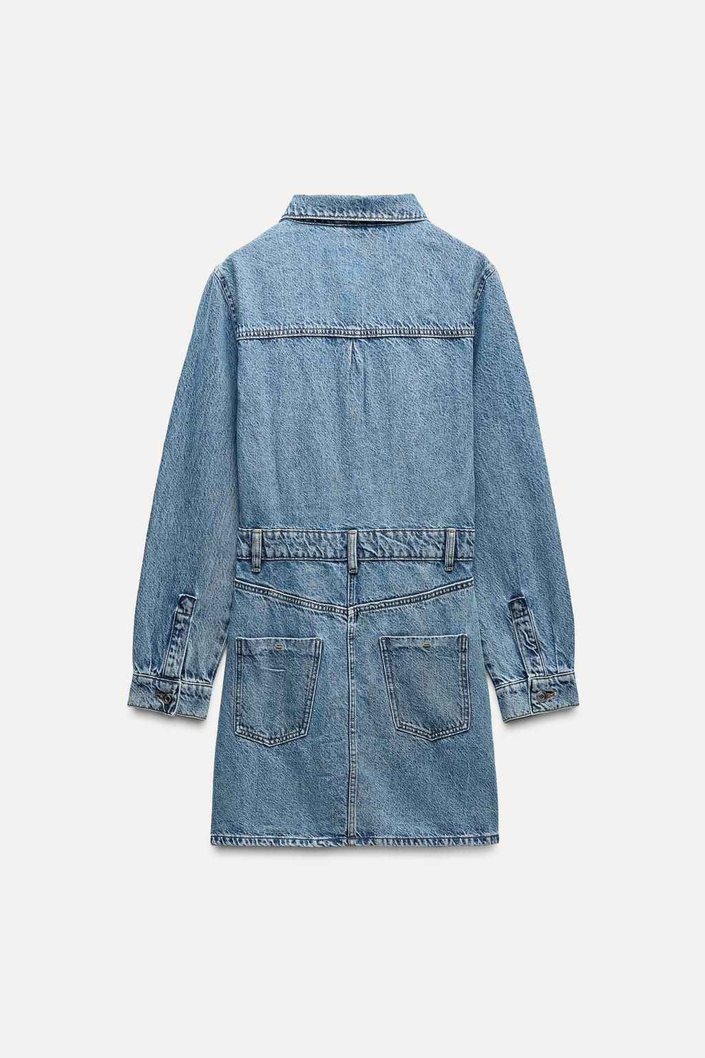 Z1975 DENIM MINI DRESS - Zara фото 6