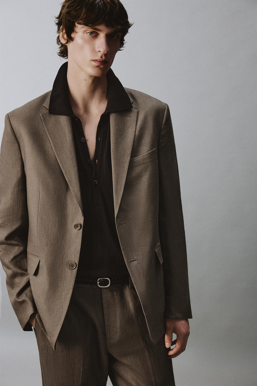 BLAZER TRAJE 100% LINO / Vis?n vigor? - Zara фото 6