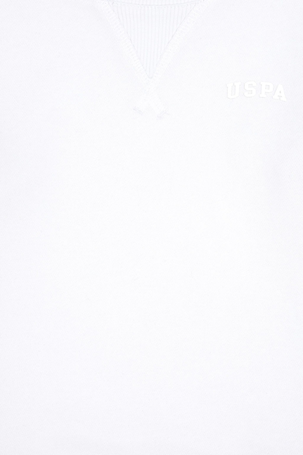 Erkek _ocuk Beyaz Basic Bisiklet Yaka Sweatshirt - U.s. polo assn фото 4