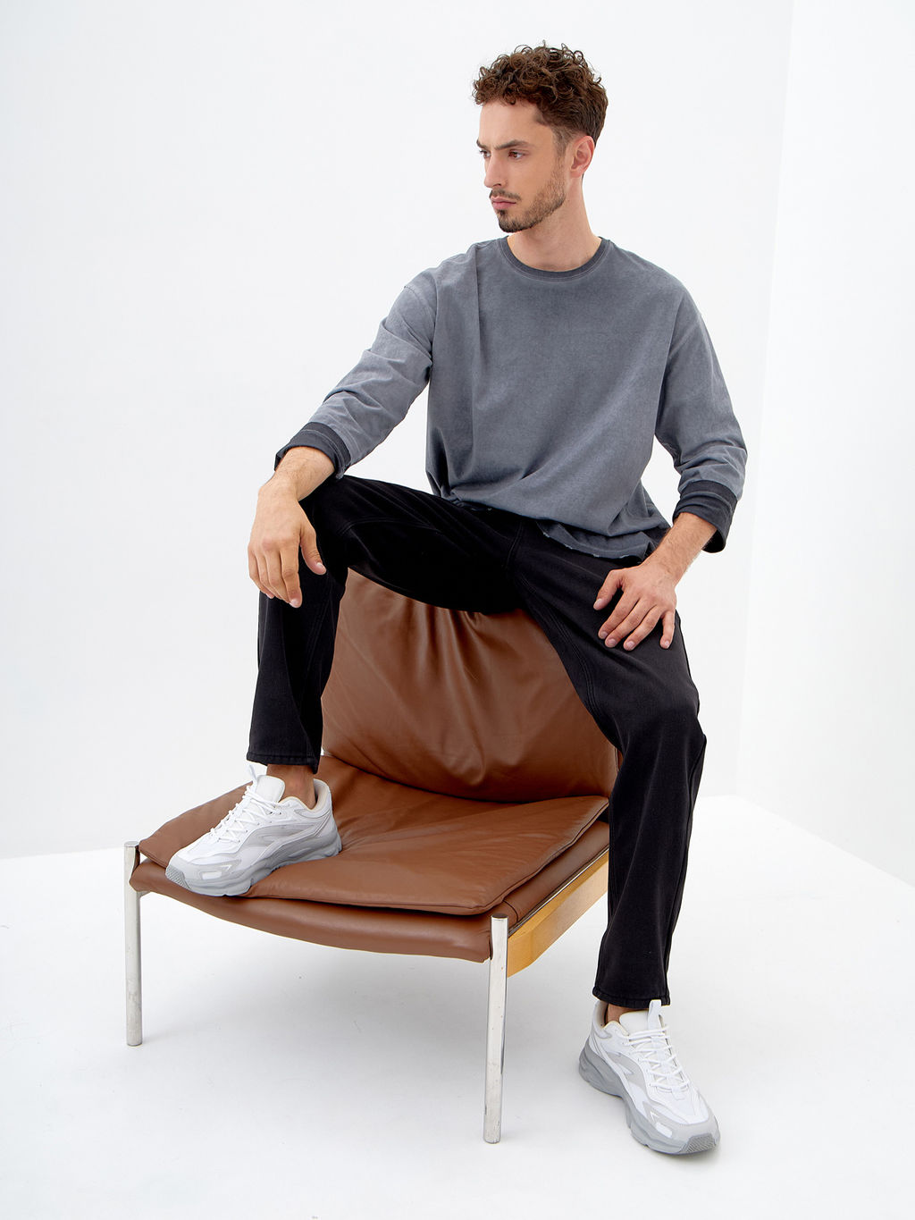 Утепленные Мужские джинсы TAPER-SLIM - Mossmore фото 21