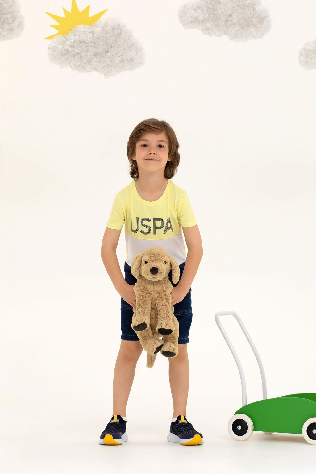 U. S. Polo Assn Детская светло-желтая футболка с круглым вырезом - U.s. polo assn фото 9