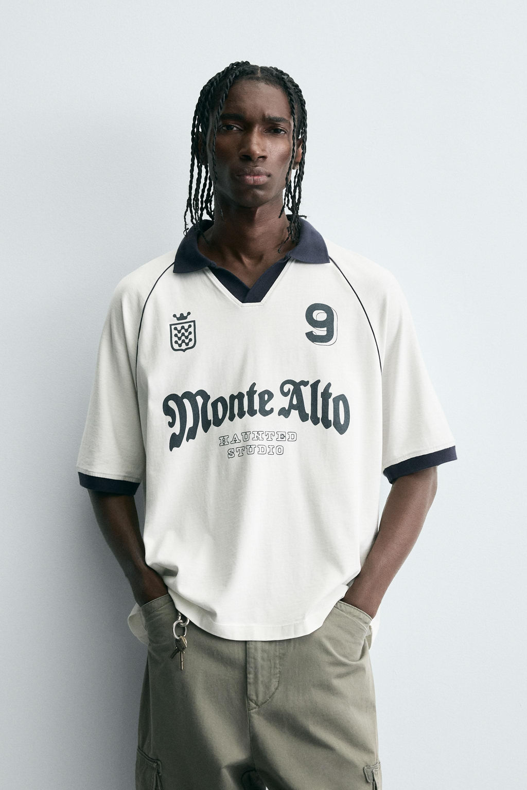 RETRO FOOTBALL PRINT POLO SHIRT - Zara фото 2