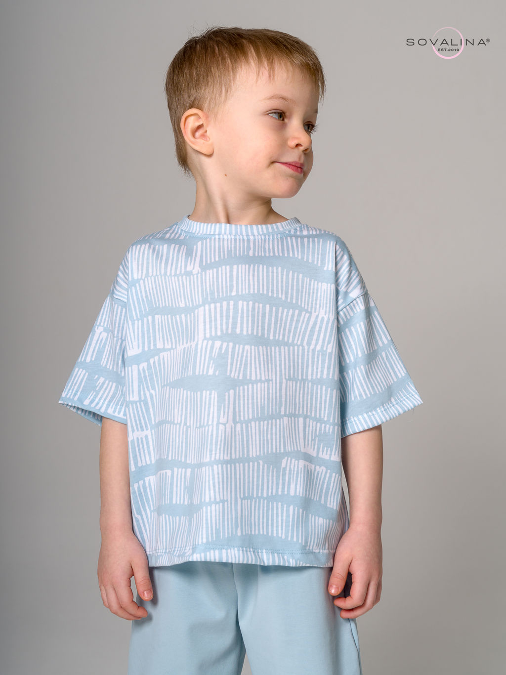 Костюм Light men белые волны-бирюза MAX - Sovalina фото 7