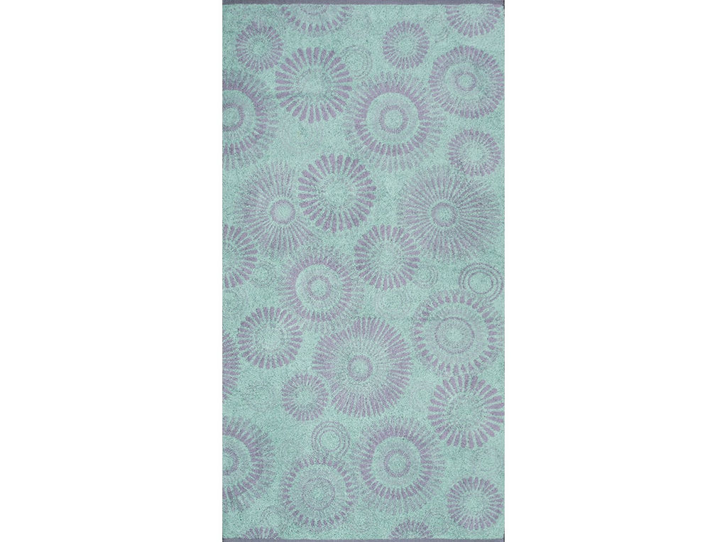 Полотенце махровое 4с402.511ж1 Круги (мятный5) 73х140 см