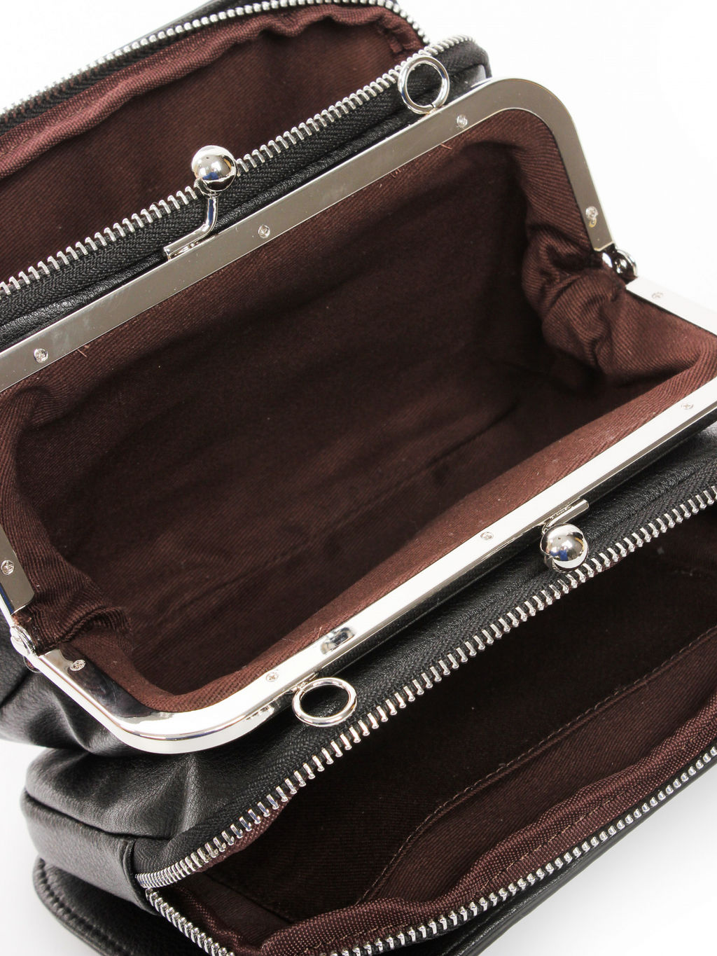 LACCOMA сумка АУ4223-черный натуральная кожа хлопок