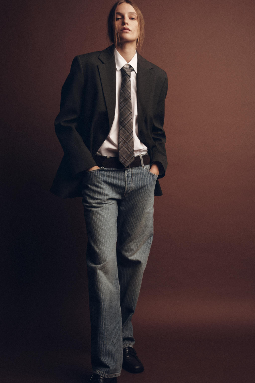 CHECKED TIE - Zara фото 5