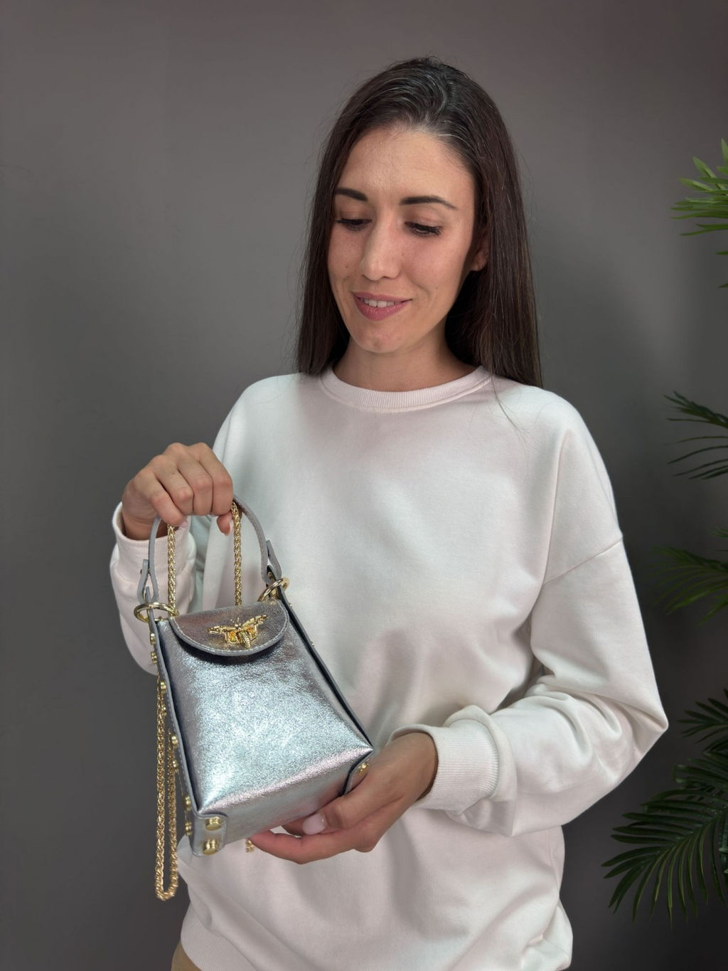 Сумка женская из телячьей кожи