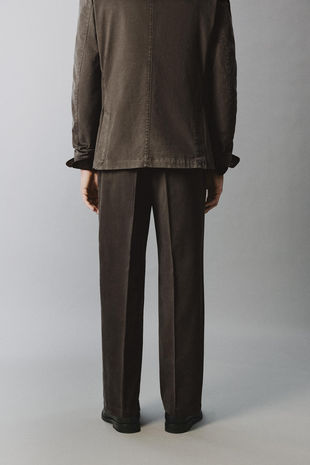 WASHED-EFFECT SUIT TROUSERS - Zara фото 17