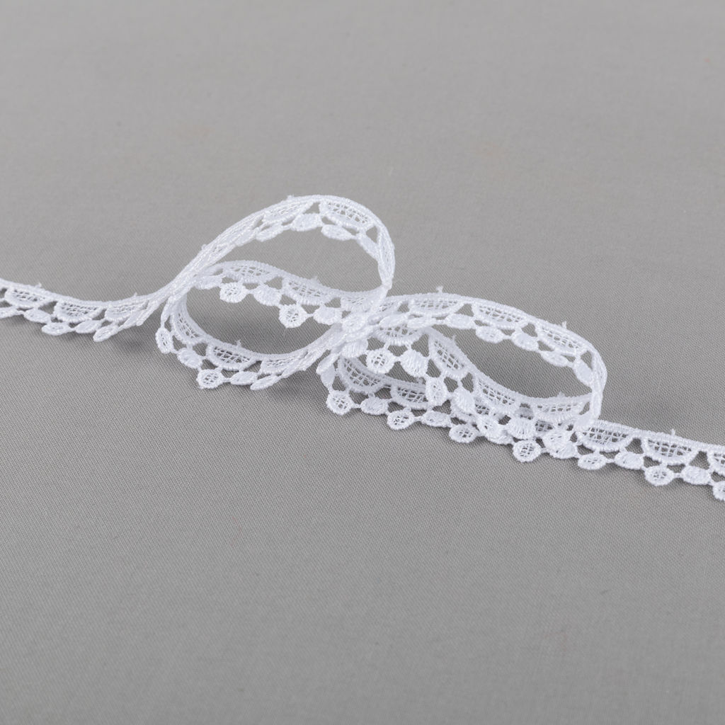 Гипюр Gamma 13 мм GGM-1301 в пакете 10 м 0.2 Турция GP001WH белый