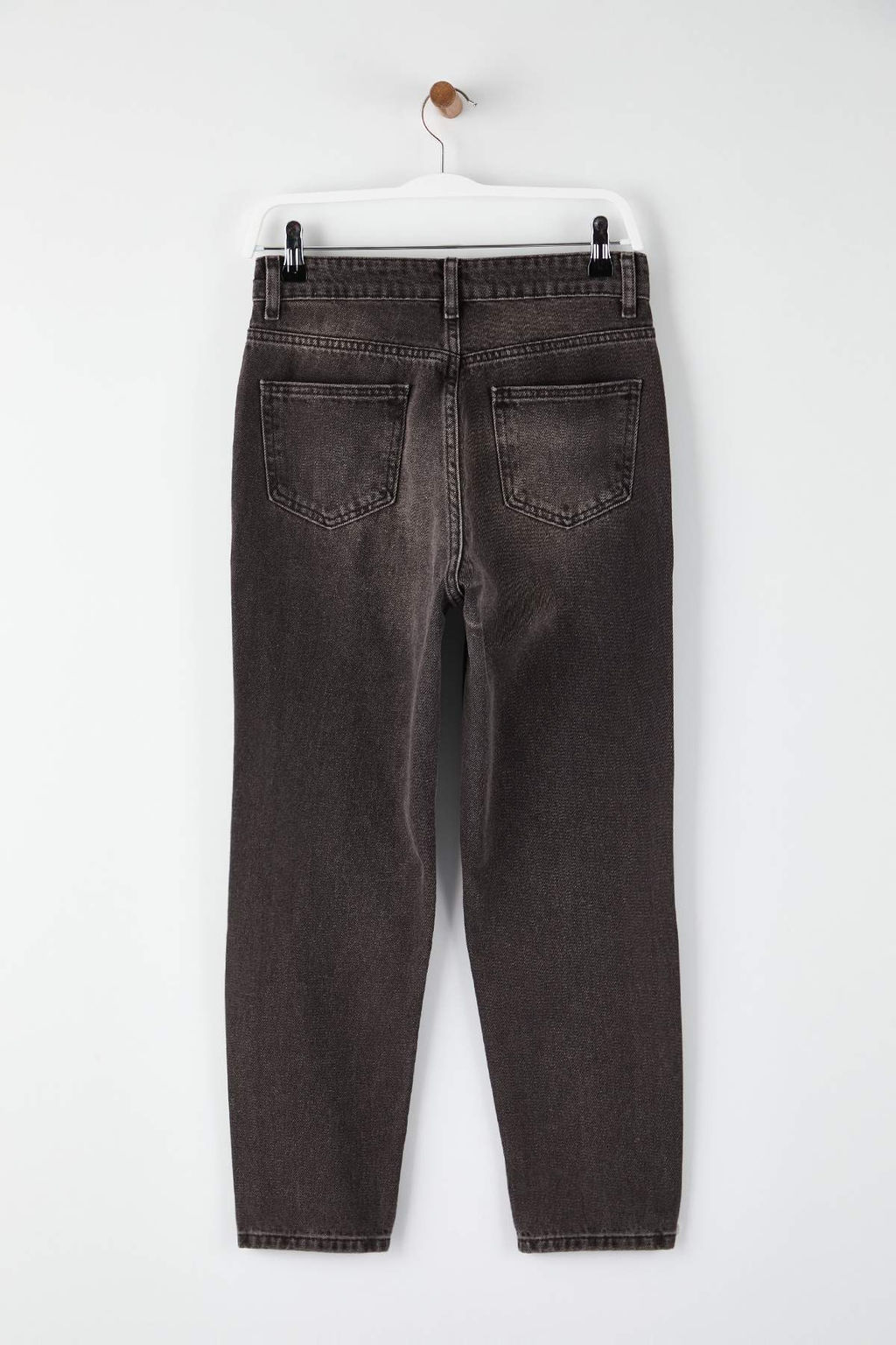 Kahverengi Yuksek Bel Mom Jeans TWOSS26JE00015 - Trendyolmilla фото 2