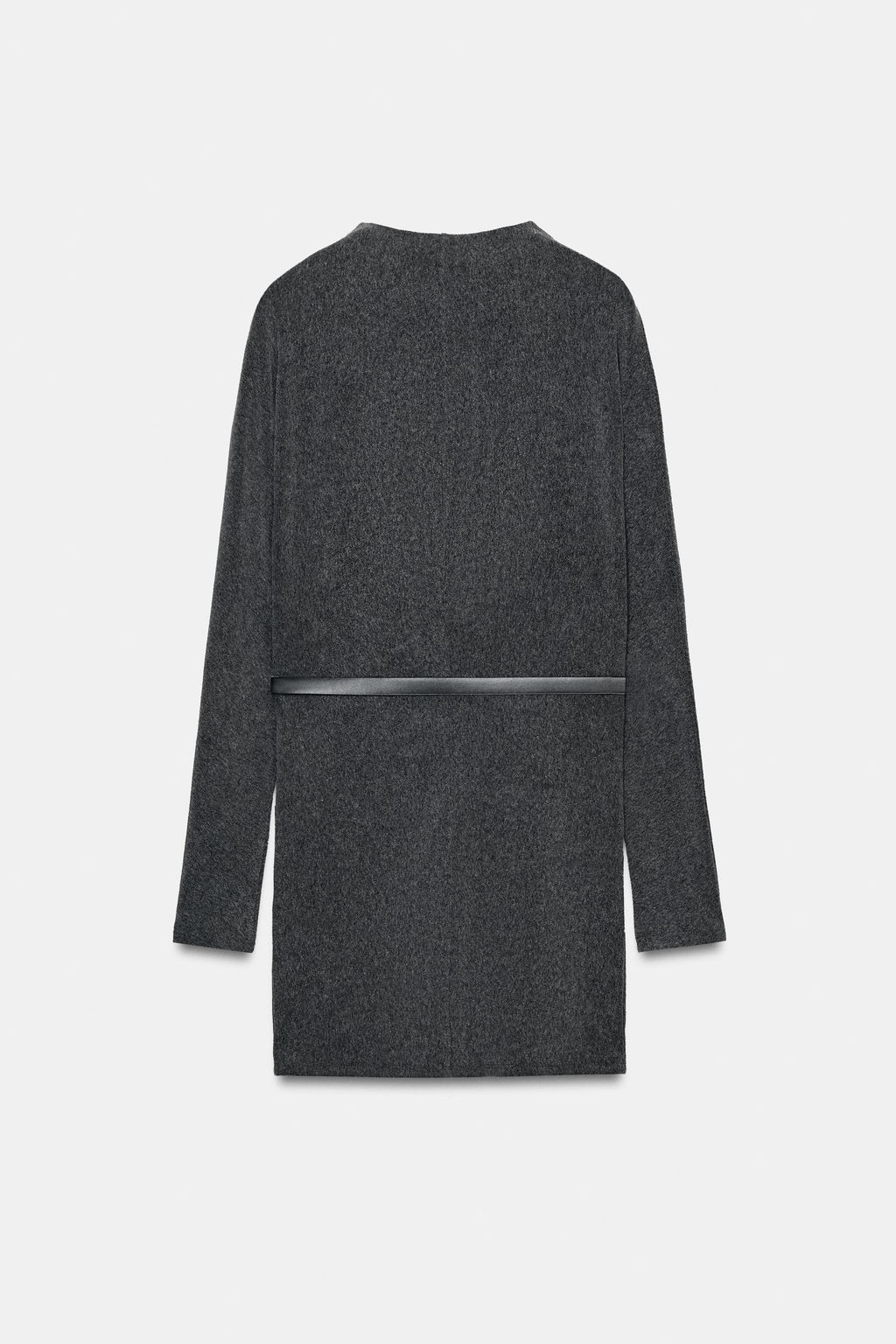 VESTIDO SOFT CINTUR?N / Gris antracita - Zara фото 9