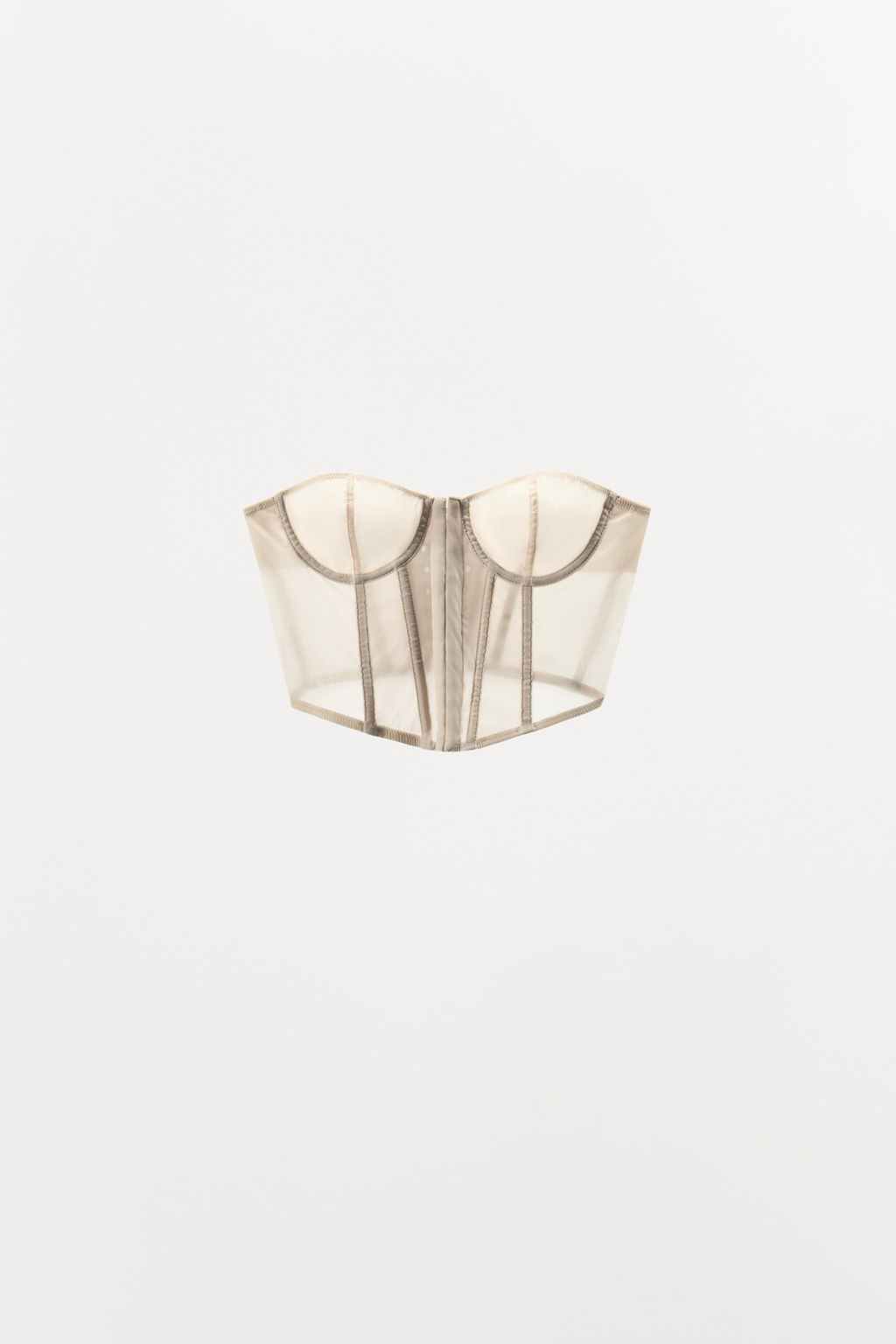 UNDERWIRED CORSET WITH TIE DETAIL - Zara фото 12