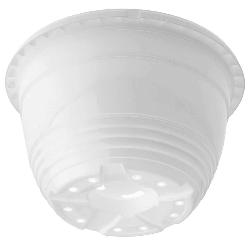 Горшок для цветов пластмассовый Глория 3,3л, д21,5см, h14см, белый (Россия) - Домашняя мода фото 5