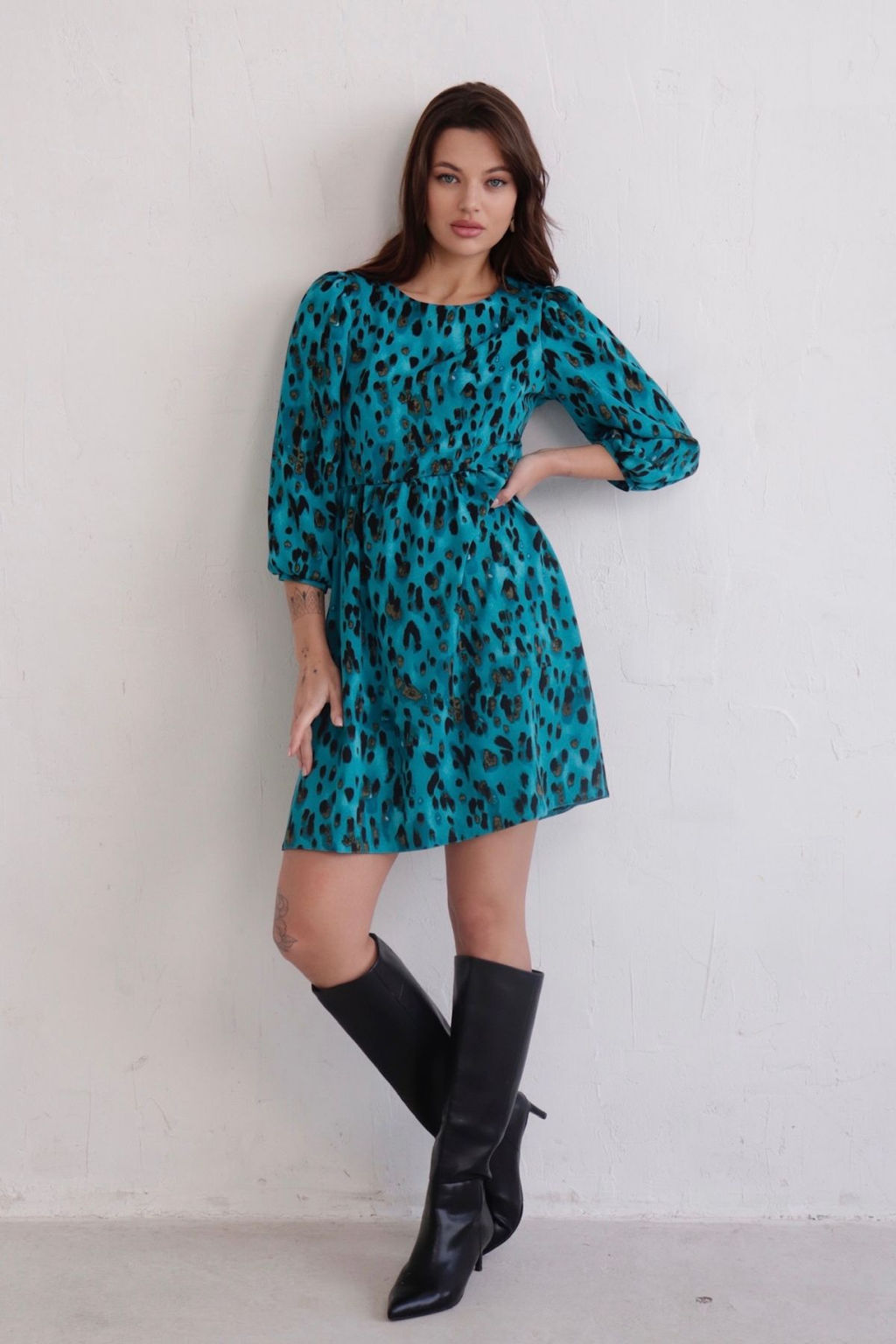 Платье с присборенной юбкой - Martichelli фото 61