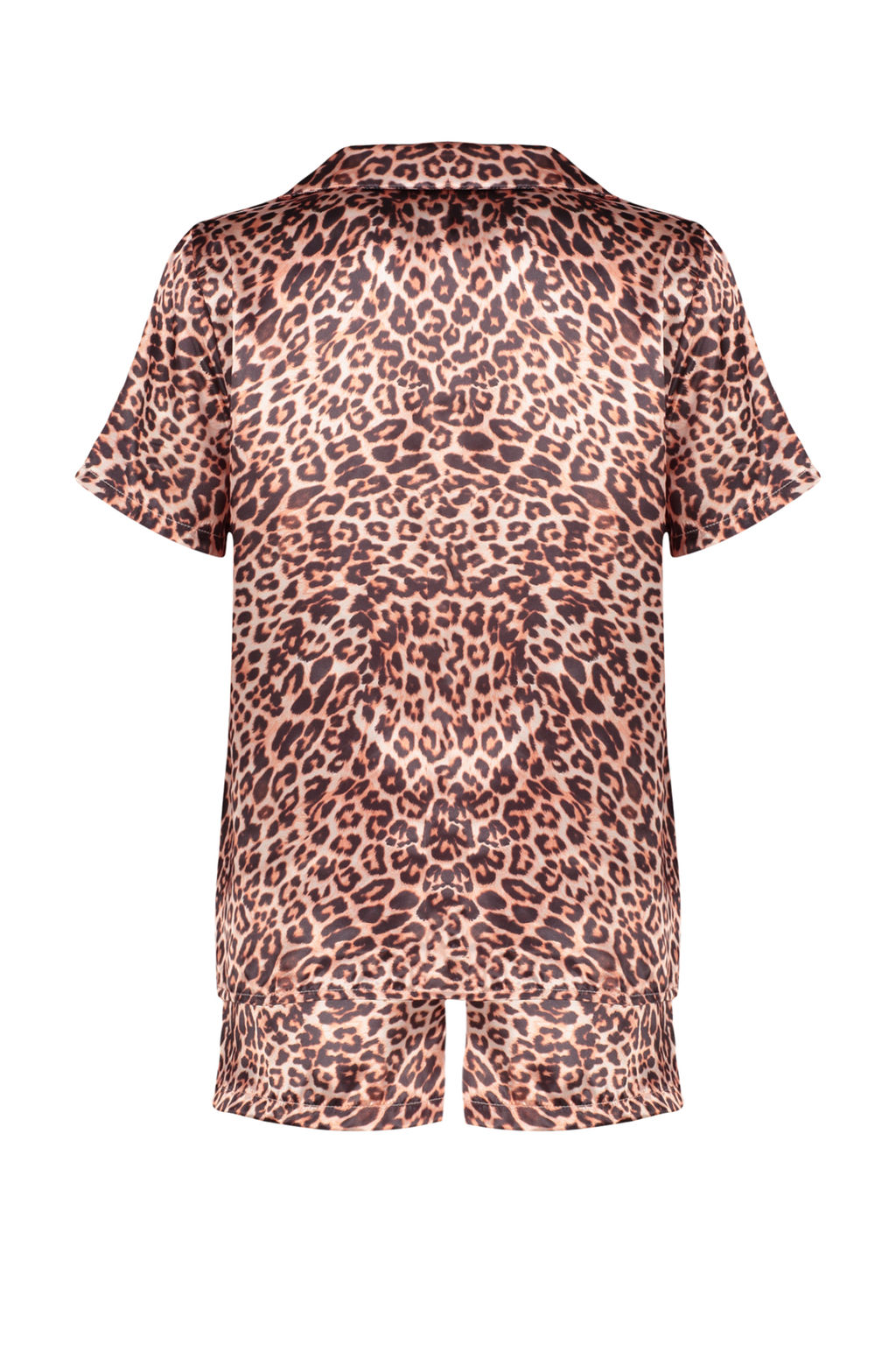 Trendyolmilla Pembe Cok Renkli Leopar Desenli Saten Sortlu Dokuma Pijama Tak?m? THMSS20PT0158 фото 24