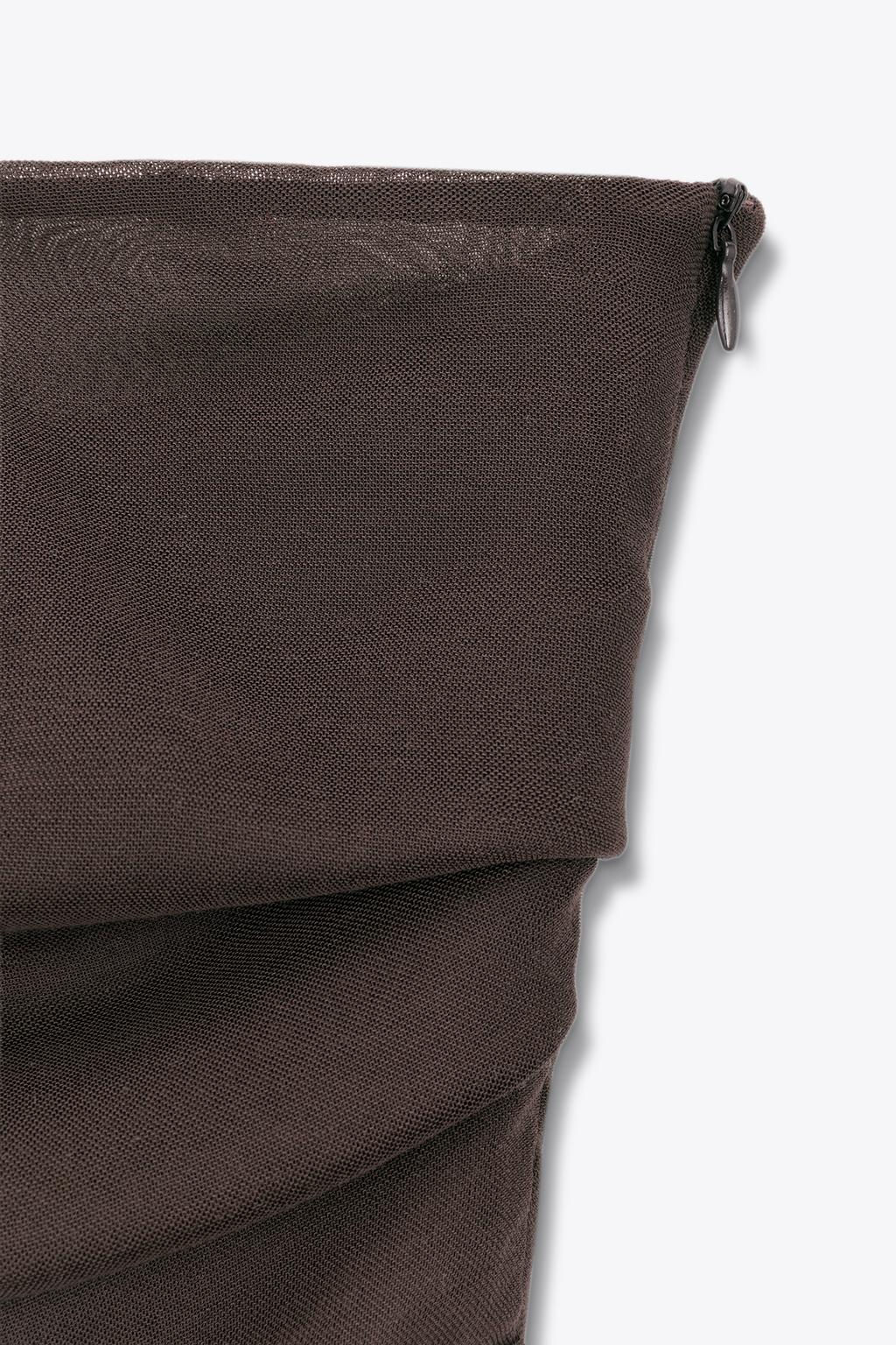 LIMITED EDITION DRAPED STRAPLESS LONG DRESS - Zara фото 6