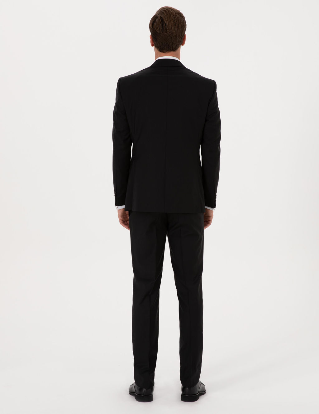 Siyah Slim Fit Tak_m Elbise - Cacharel фото 5