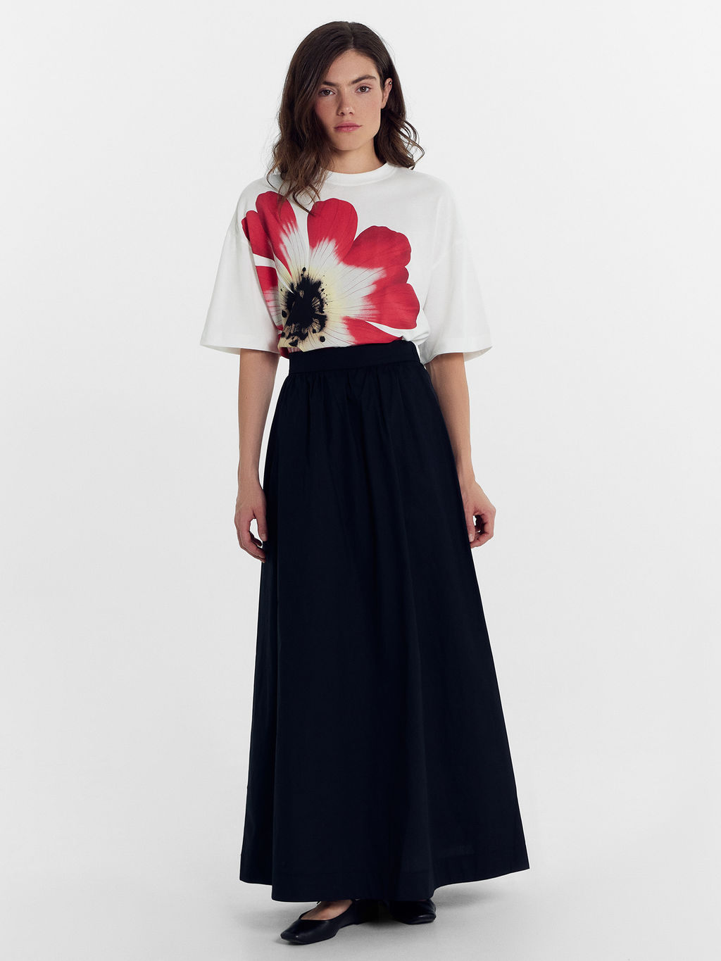 Юбка женская в черном цвете черный 152796 - Mark formelle фото 4