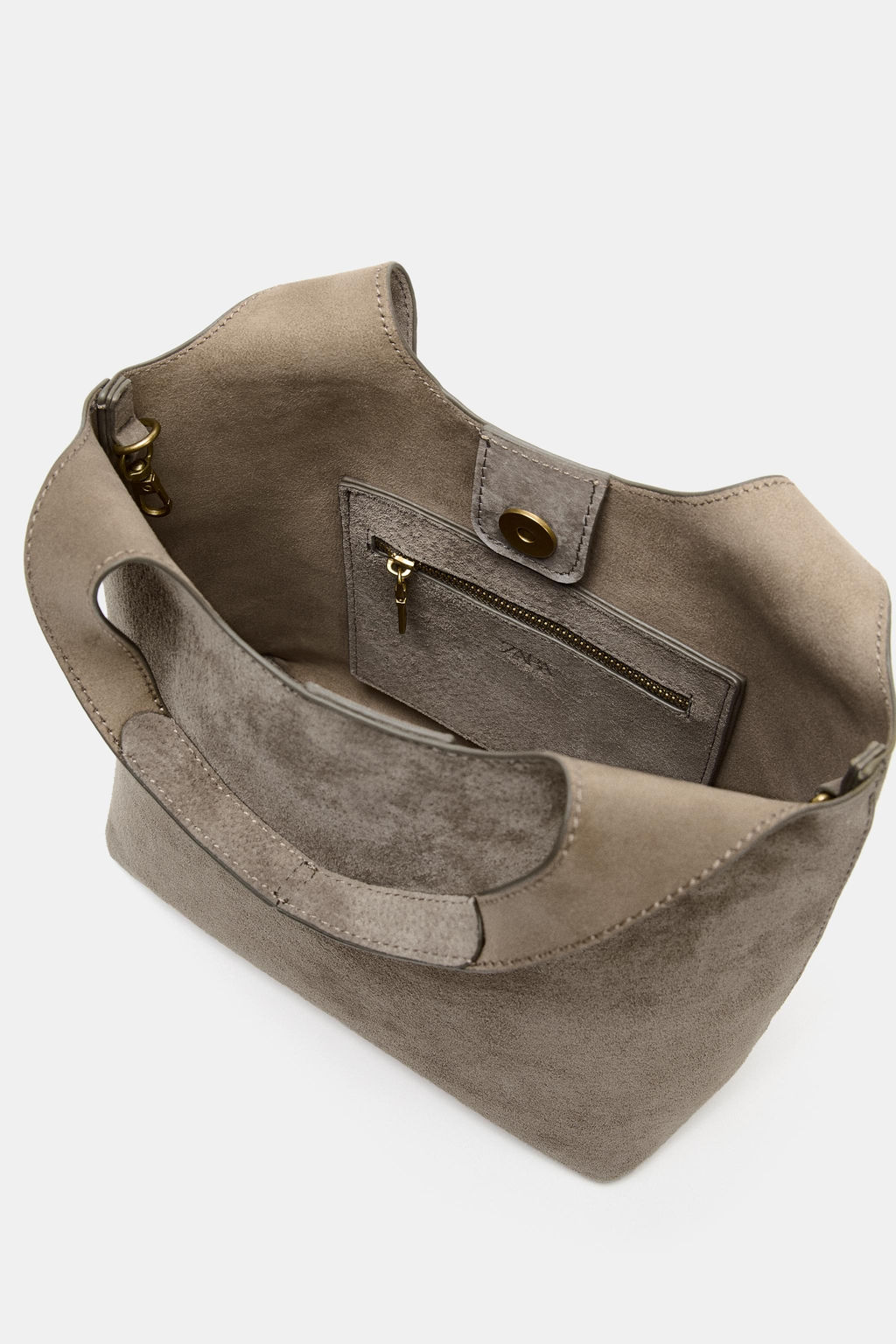 LEATHER MINI TOTE BAG - Zara фото 4