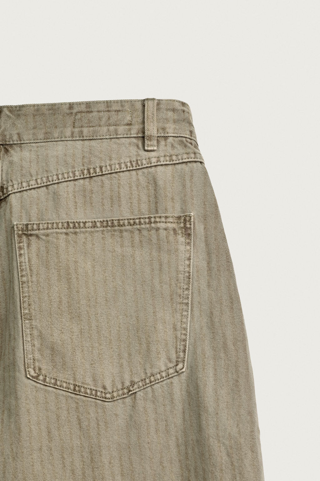 JORTS LAVADO ESTAMPADO RAYAS / Tostado - Zara фото 9