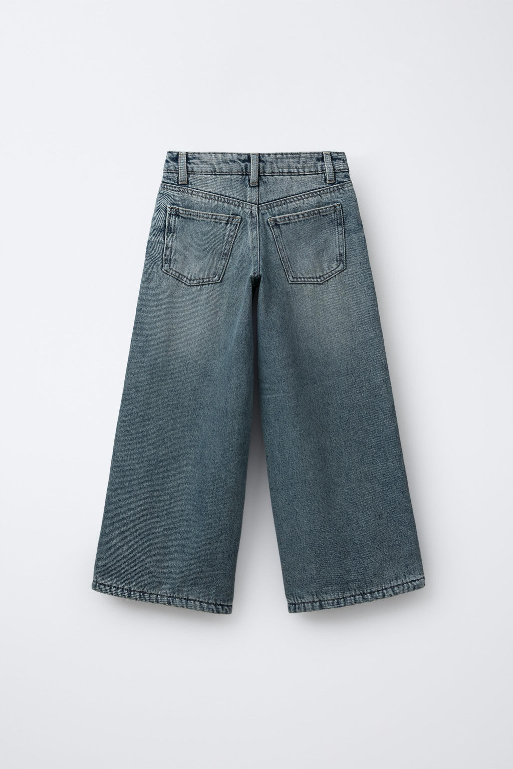 WIDE-LEG JEANS WITH FLEECE INTERIOR - Zara фото 2