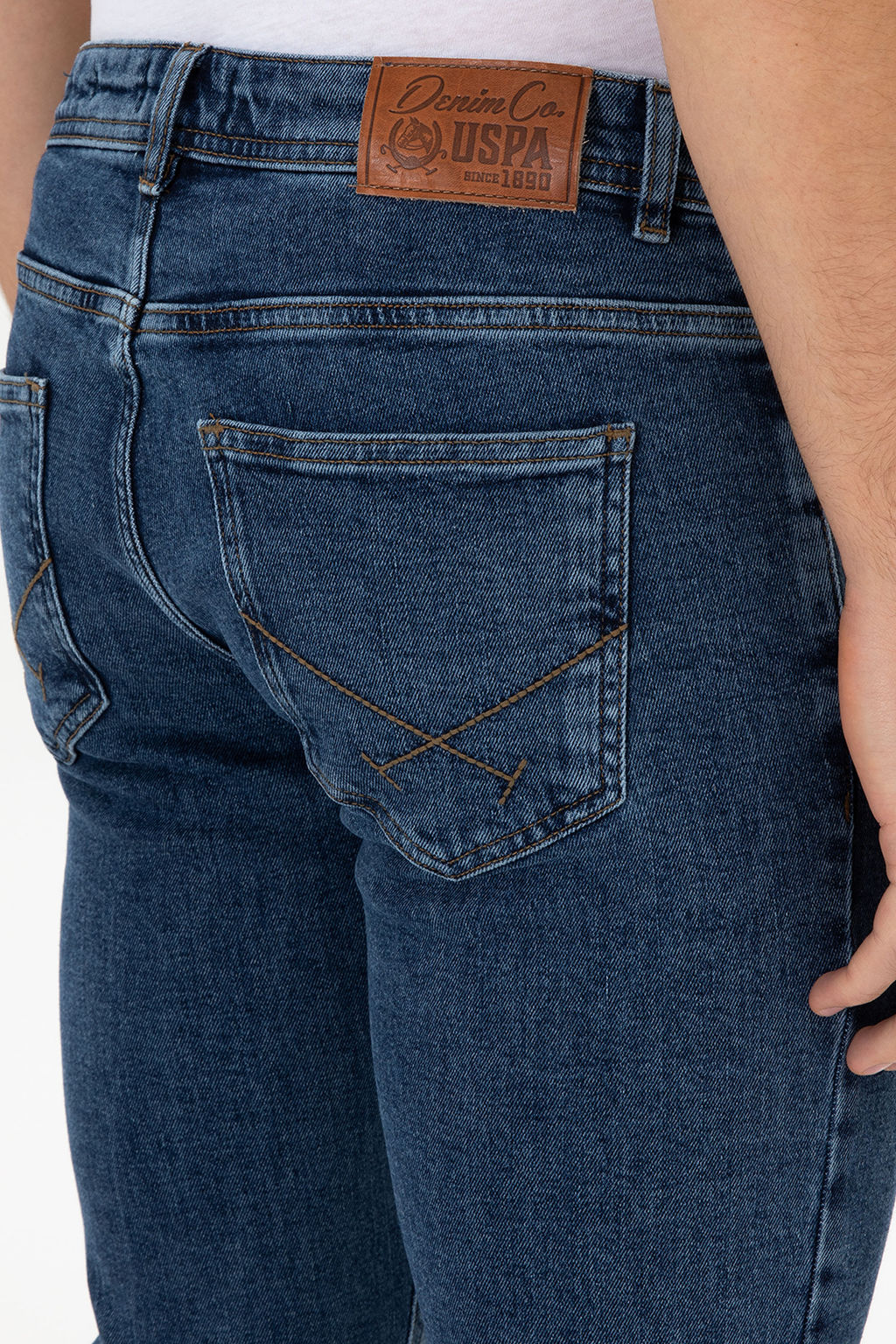 Erkek Mavi Slim Fit Jean Pantolon - U.s. polo assn фото 12