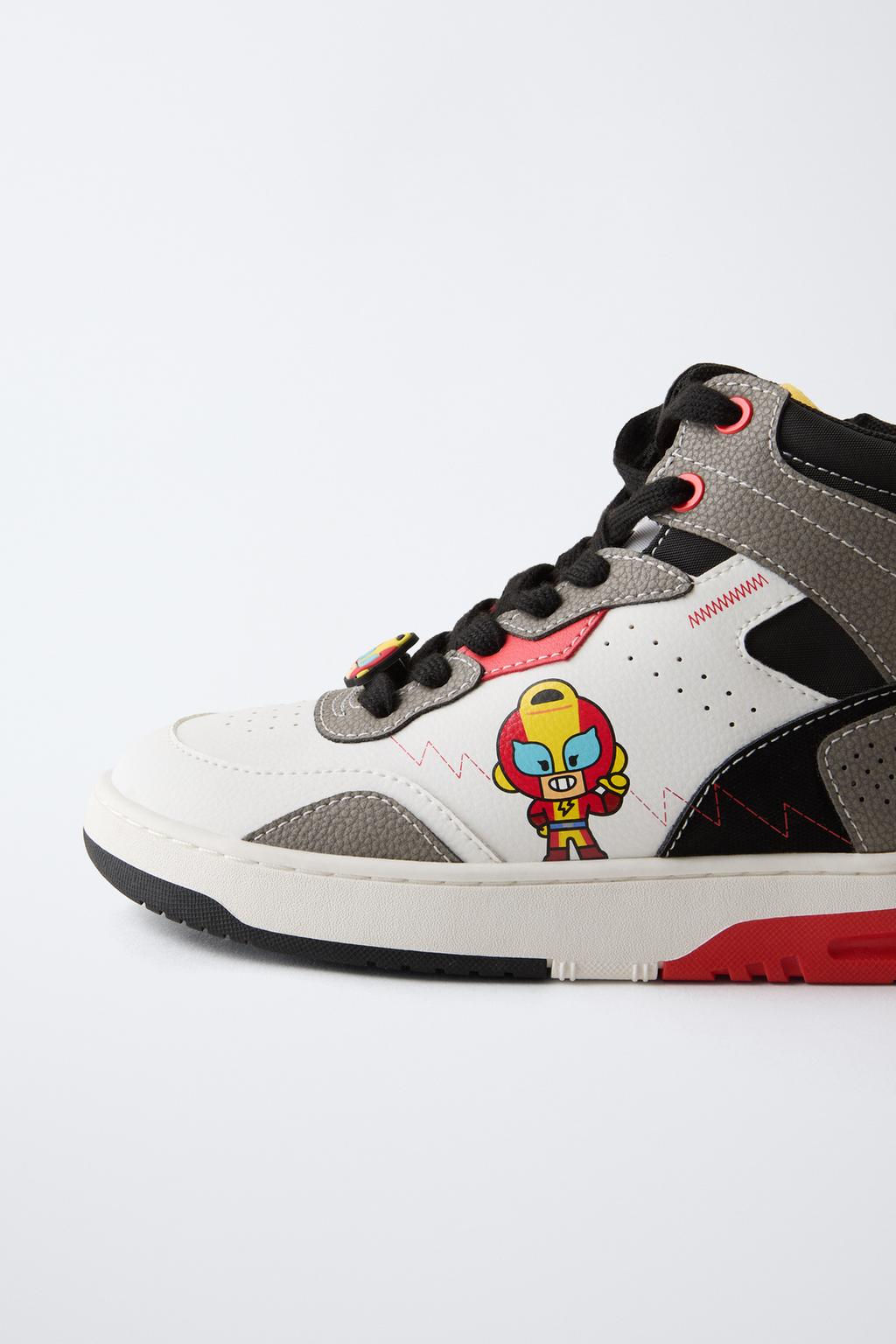 BRAWL STARS  SUPERCELL OY HIGH-TOP SNEAKERS - Zara фото 5