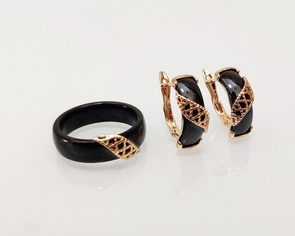 Комплект Кольцо и Серьги - Vel vett фото 2