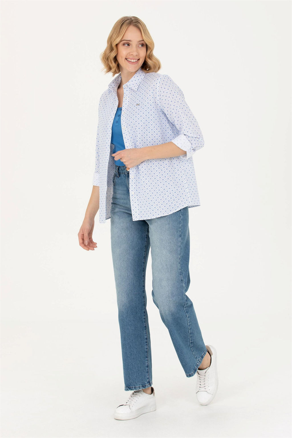 Женская рубашка Saks с длинным рукавом Неожиданная скидка в корзине - U.s. polo assn фото 4