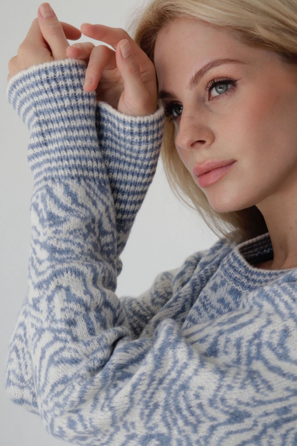 10414 Джемпер серо-голубой - Martichelli фото 6