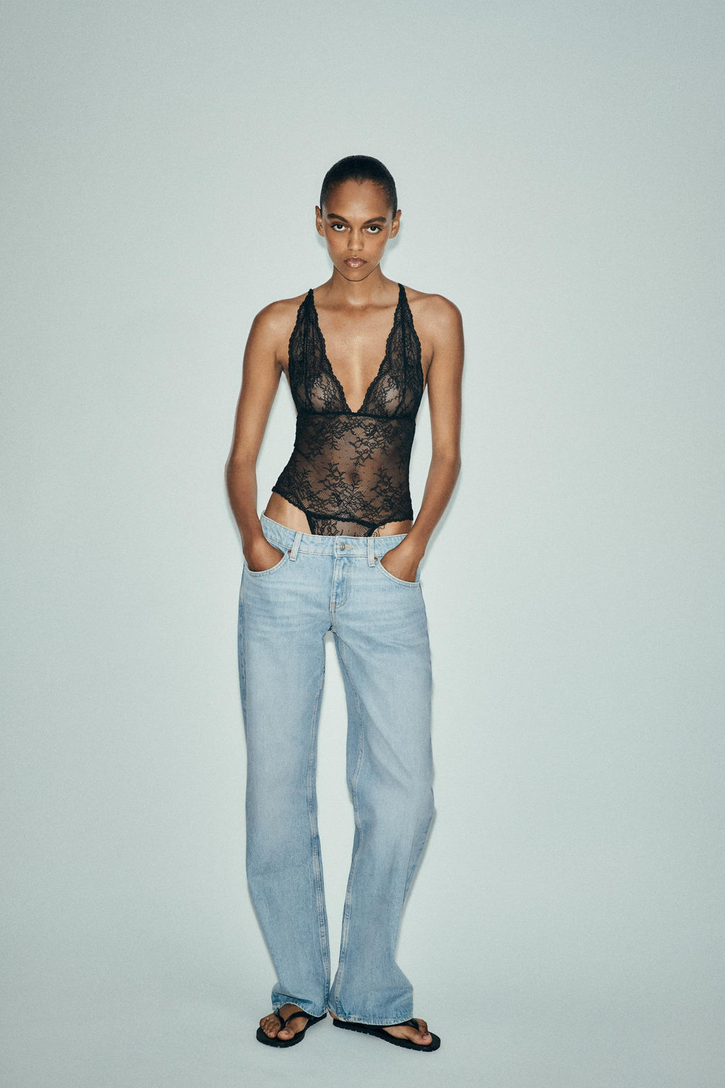 LACE BODYSUIT - Zara фото 11