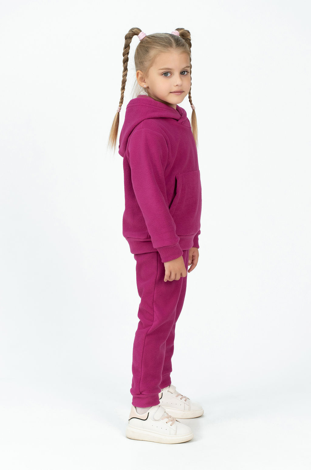 Костюм детский флисовый фуксия