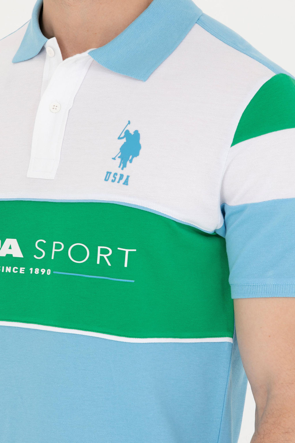 Мужская бирюзовая футболка - U.s. polo assn фото 7