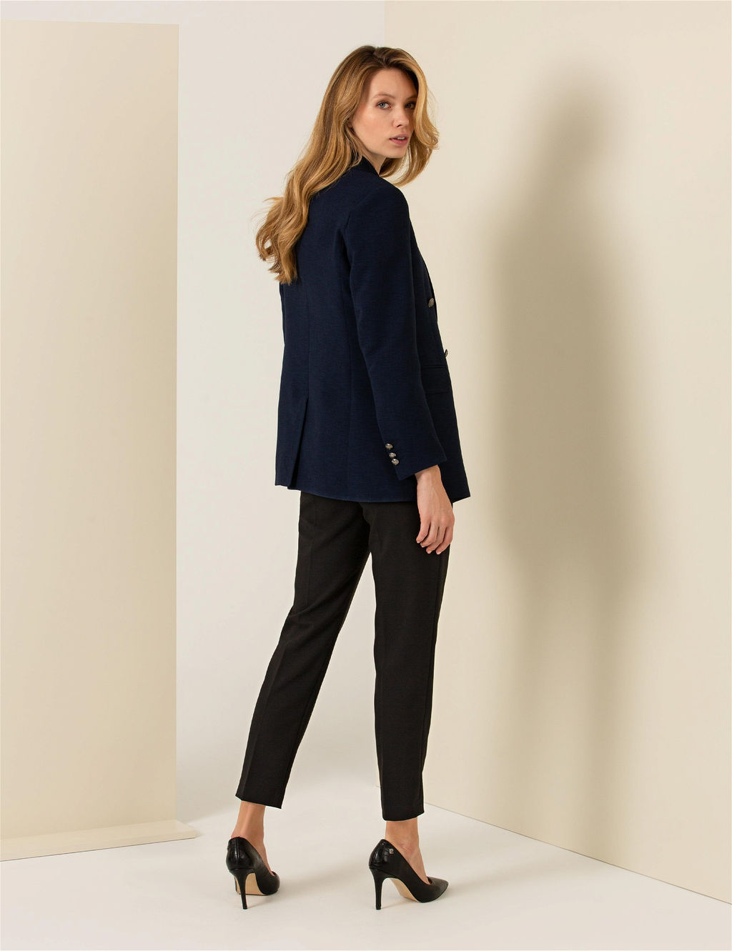 Siyah Carrot Fit Kuma_ Pantolon - Pierre cardin фото 4