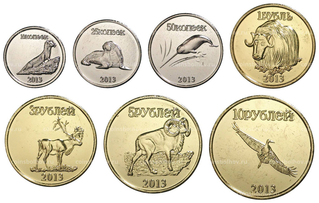 Набор монет 2013 года Республика Саха (Якутия)