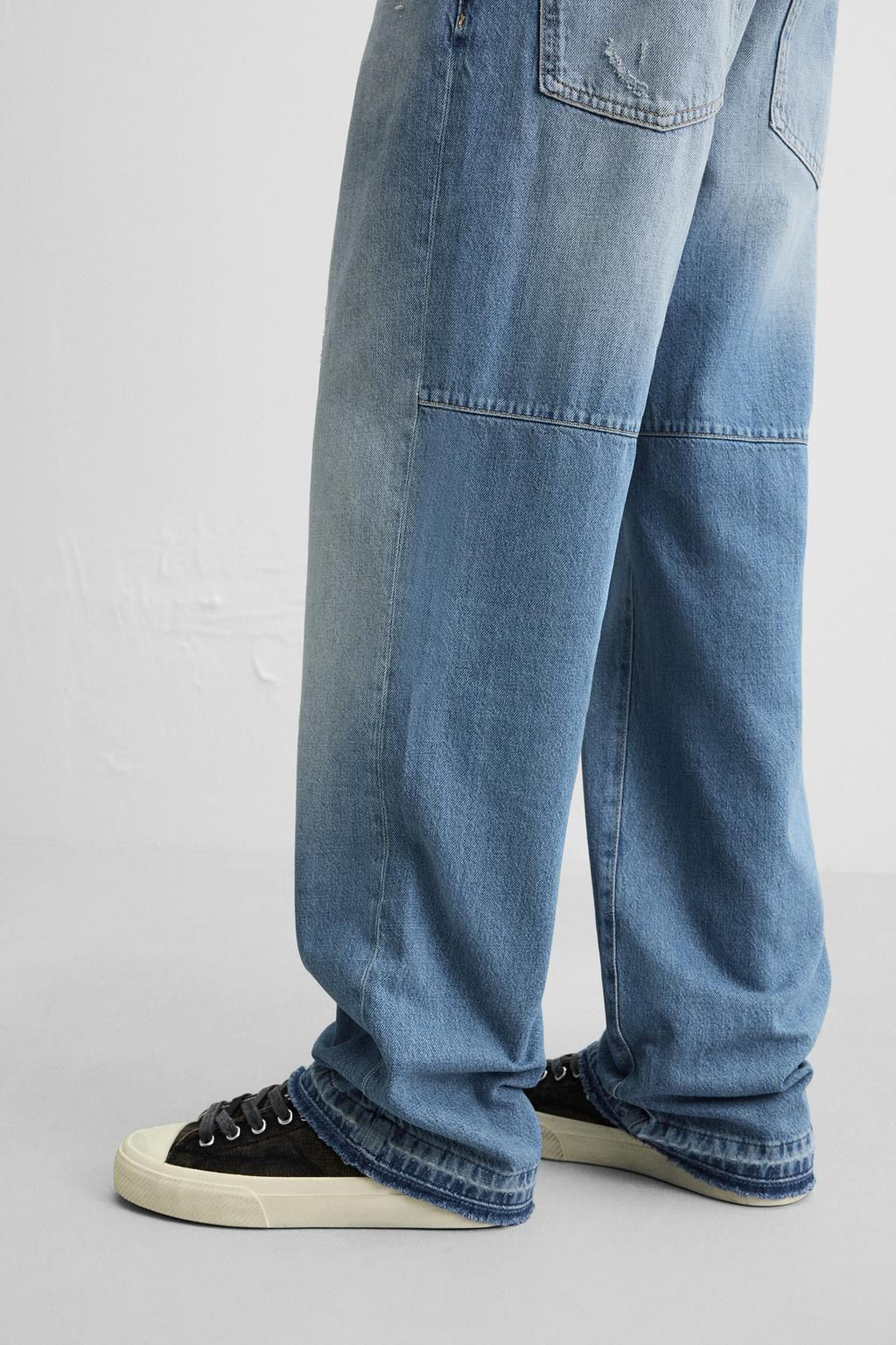 REWORKED RELAXED FIT JEANS - Zara фото 5
