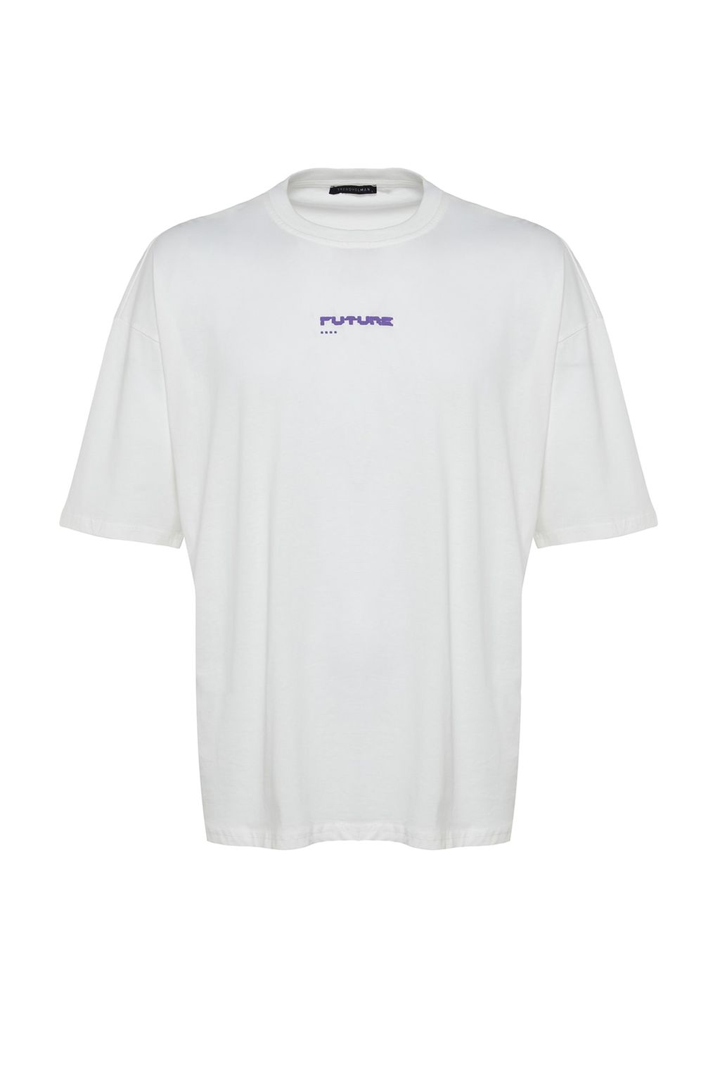 TRENDYOL MAN Antrasit Oversize/Genis Kesim Kabar?k Bask?l? %100 Pamuklu T-Shirt TMNSS23TS00171 - Trendyolmilla фото 22