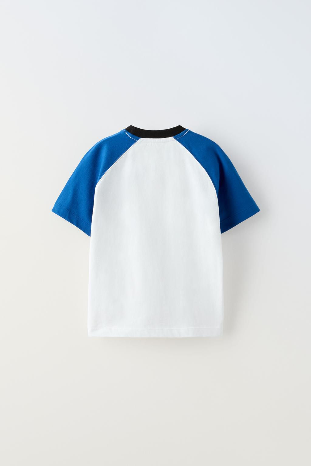 IKI PARCALI REGLAN KOLLU T-SHIRT VE BERMUDA SORT SETI - Zara фото 3