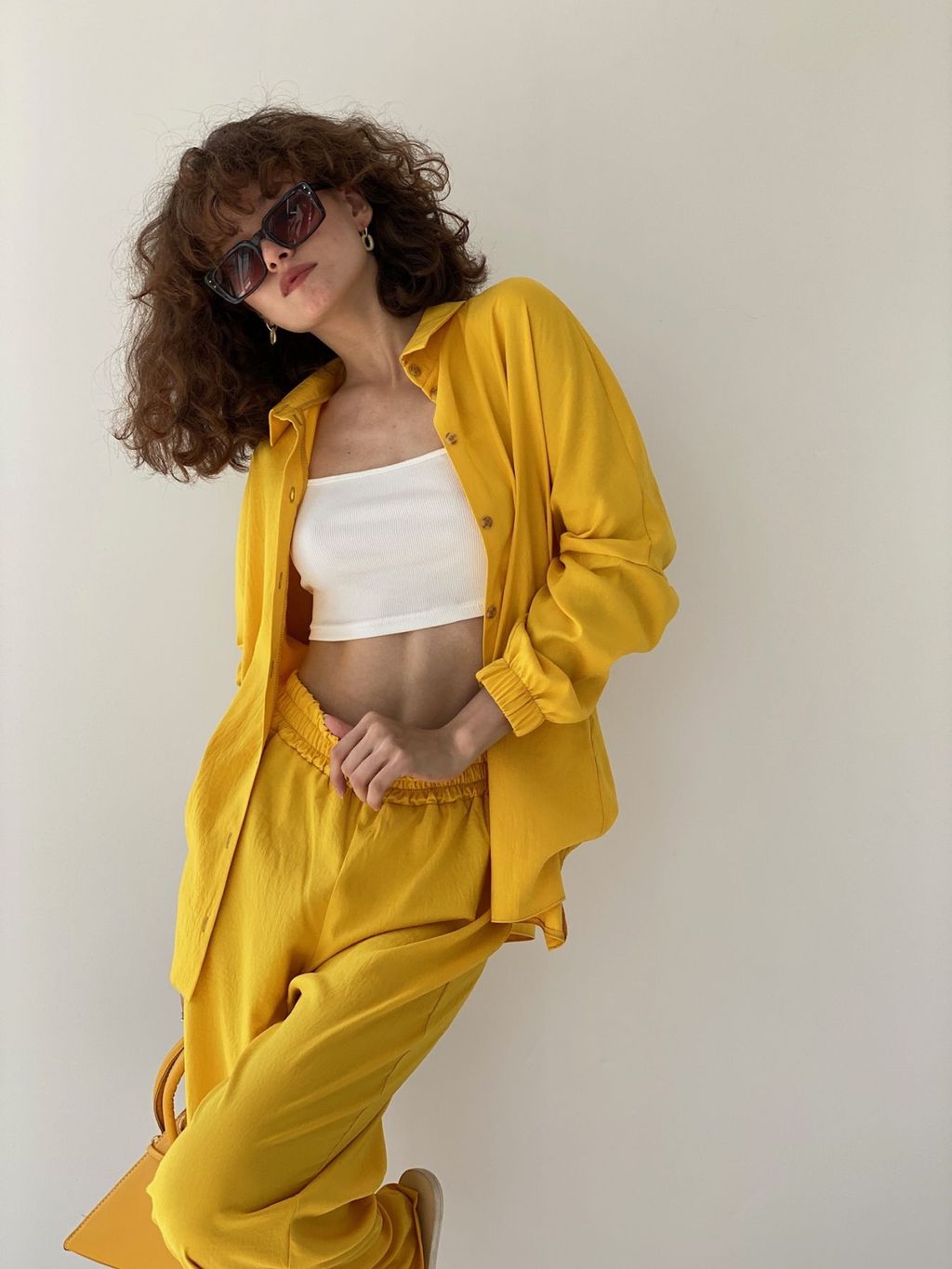 9406 Костюм летний в цвете шафран - Martichelli фото 4