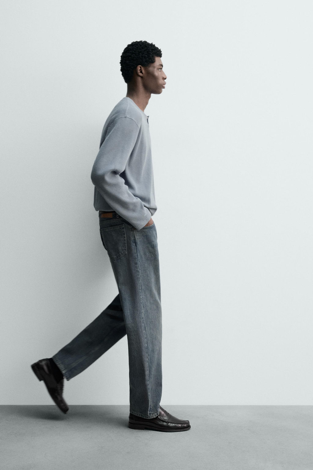 STRAIGHT ANKLE FIT JEANS - Zara фото 6