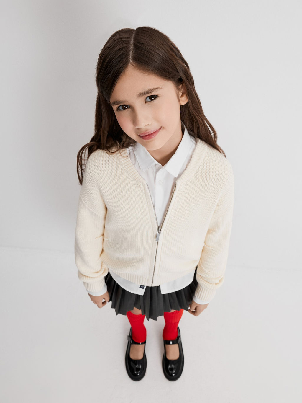 ACOOLA / Кардиган детский для девочек Evita бежевый  фото 7