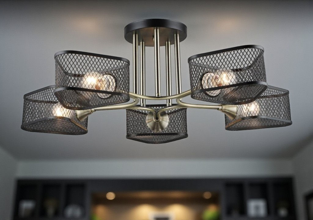 Люстра Лофт FS-000688-5BK - Stekker фото 2