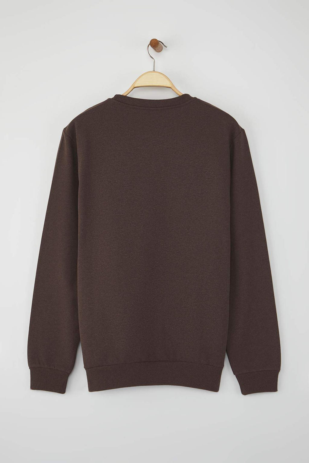 Kahverengi Regular/Normal Kesim Ici Polar/S?cak Tutan Sweatshirt TMNAW21SW1208