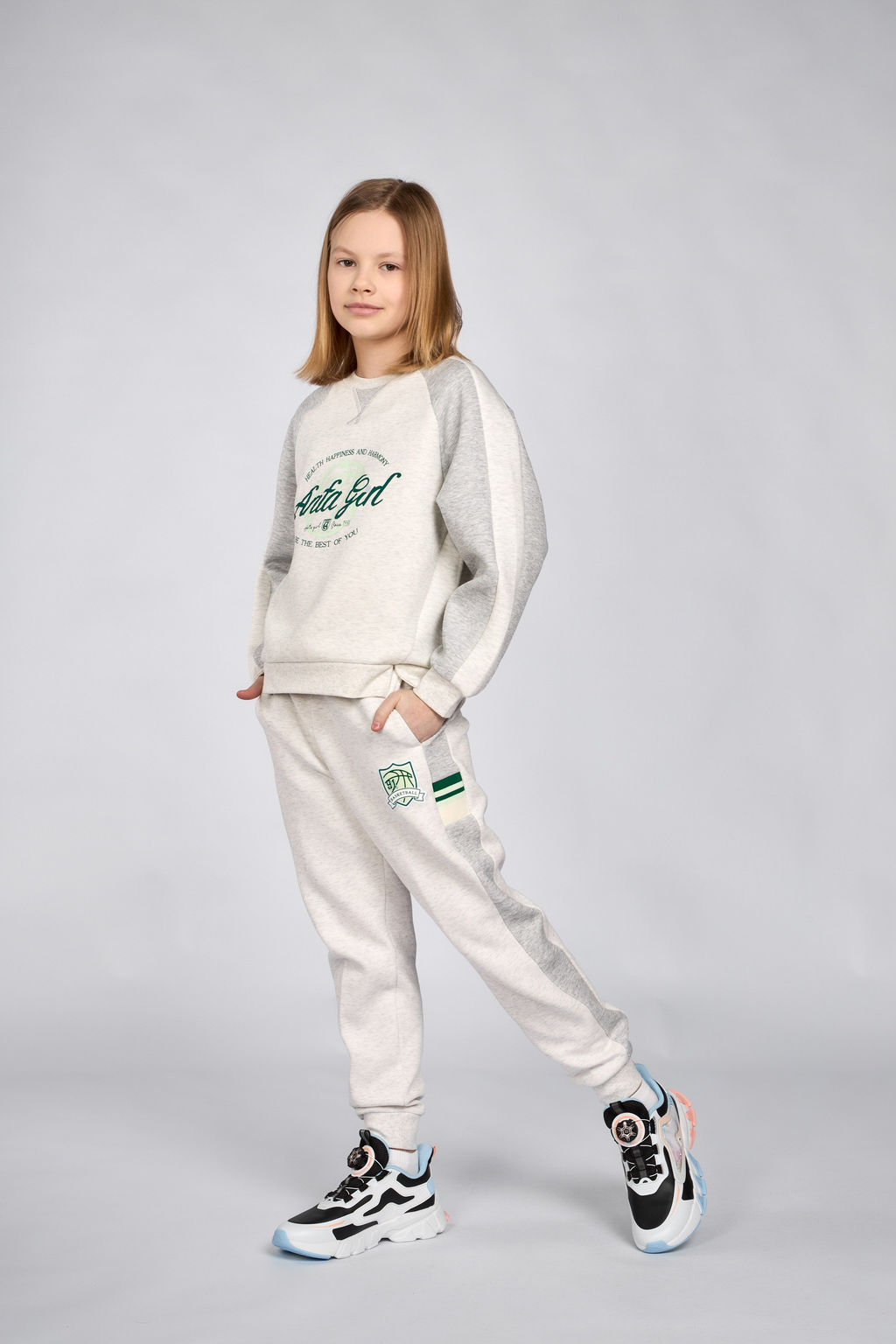 Брюки трикотажные Серый