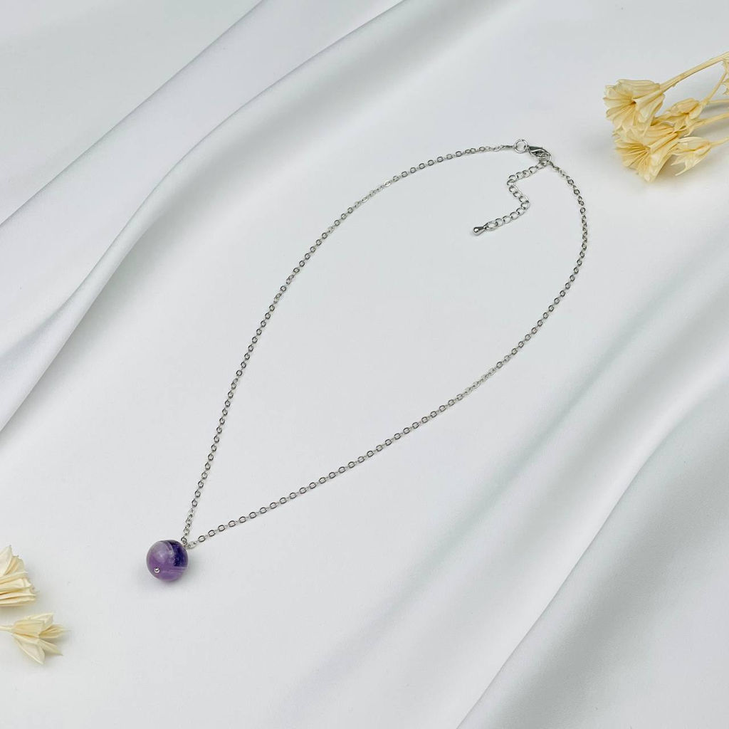 Кулон на цепочке из Аметиста 42 см +