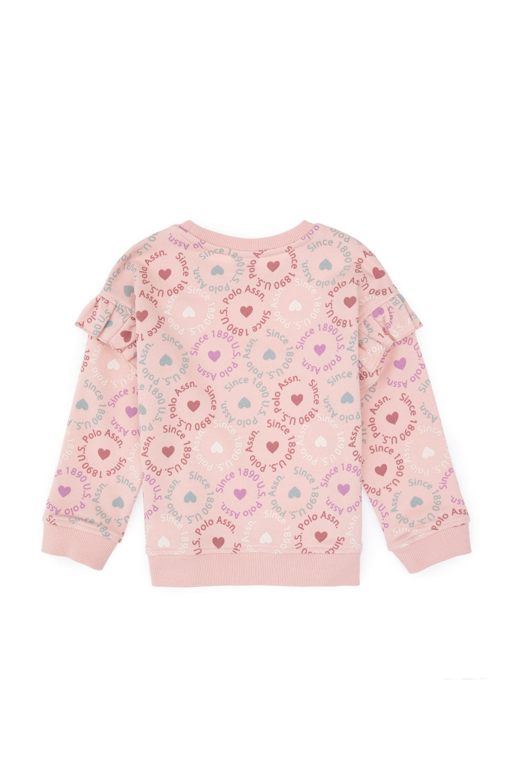 K_z _ocuk Pudra Bisiklet Yaka Sweatshirt - U.s. polo assn фото 3